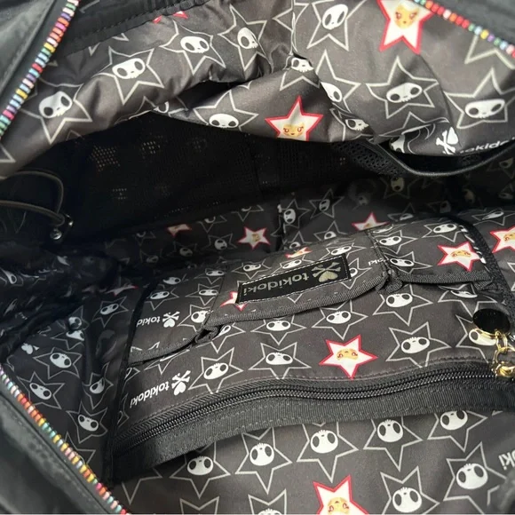 *Rare* Tokidoki Black Messenger Crossbody Bag - Picture 3 of 4